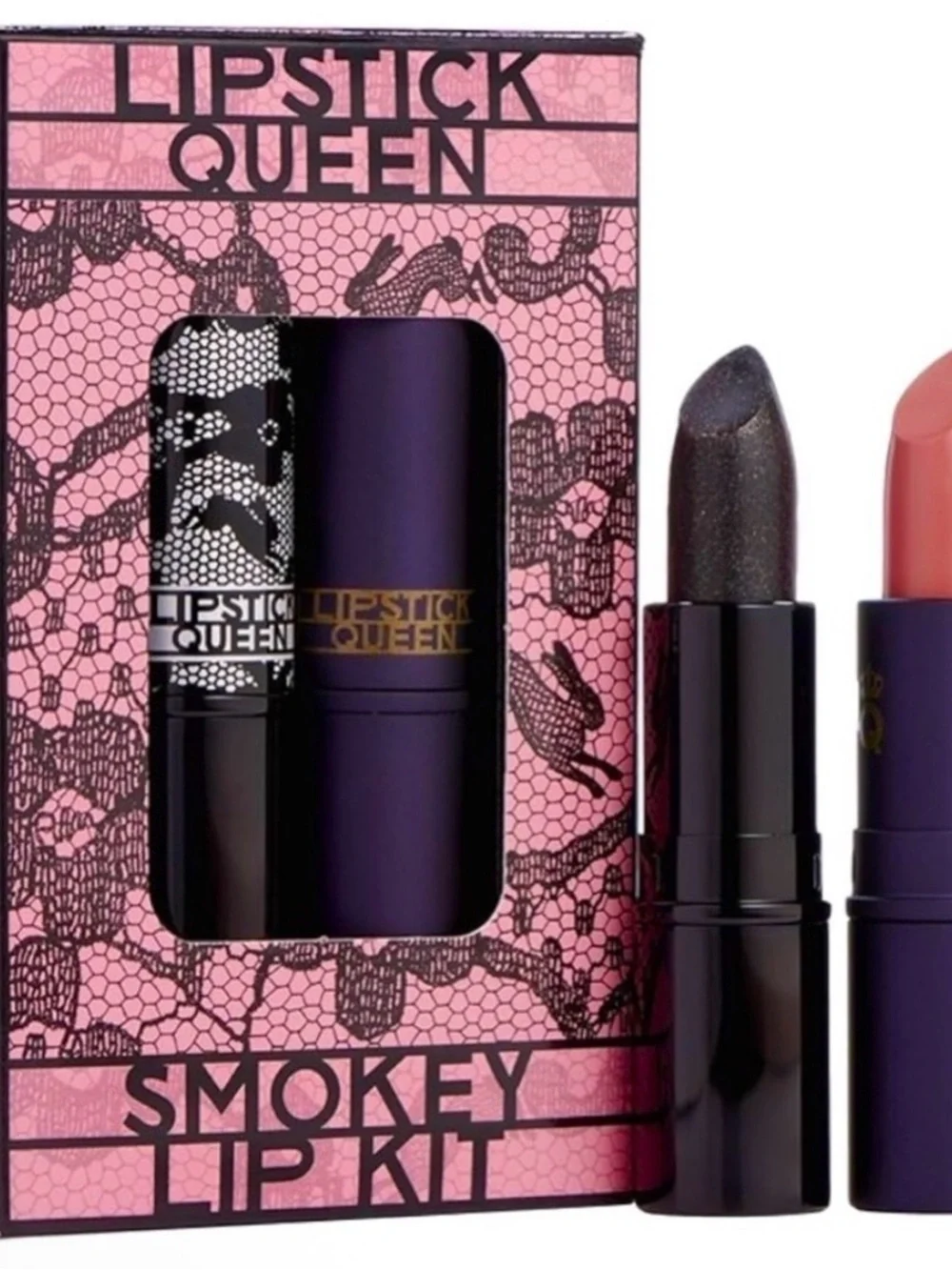 Lipstick Queen Smokey Lip Kit - Coral Red BRAND NEW